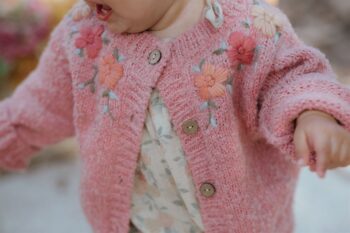 Wild Wawa Amelia Sweater Rosewood - Little French Heart