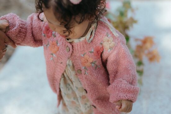 Wild Wawa Amelia Sweater Rosewood - Little French Heart
