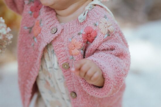 Wild Wawa Amelia Sweater Rosewood - Little French Heart