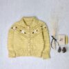 Iver & Esla Floral Embroidered Cardigan - Flax - Little French Heart