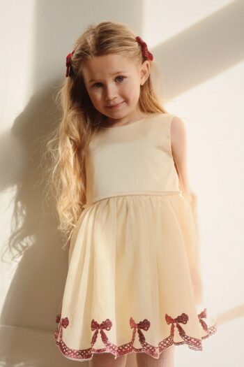Konges Slojd Bowie Sequin Dress - Brazilian Sand - Little French Heart