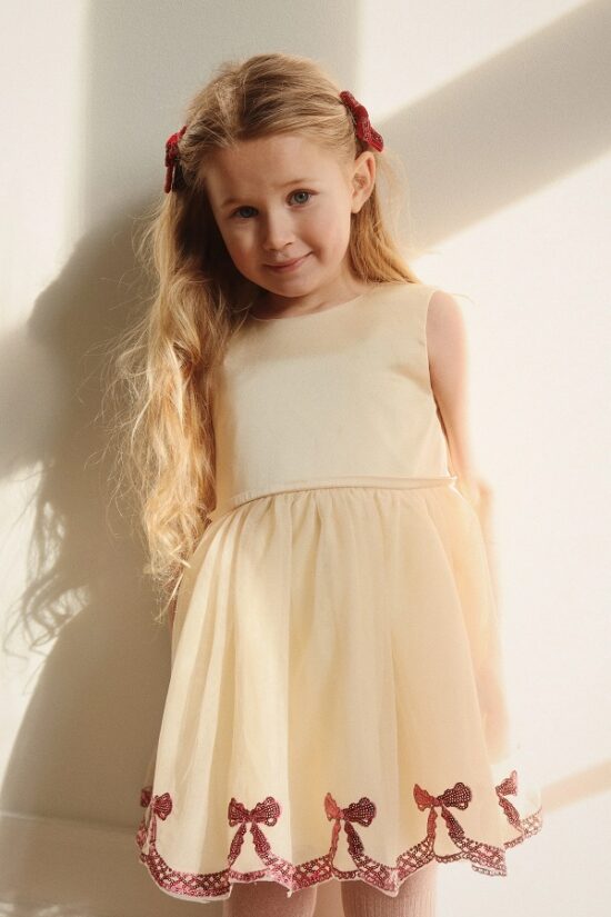 Konges Slojd Bowie Sequin Dress - Brazilian Sand - Little French Heart