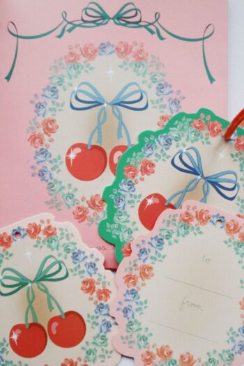 Konges Slojd Gift Tags assortment - Little French Heart