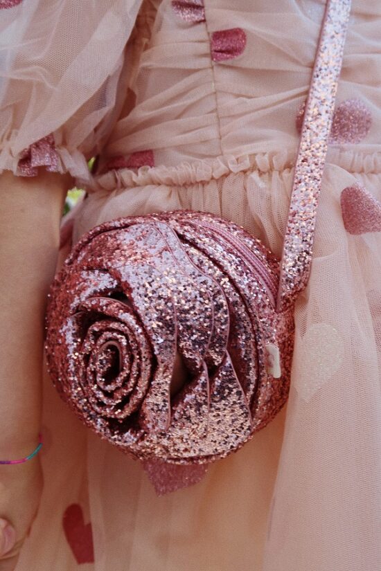 Konges Slojd Rose Glitter Bag - Little French Heart