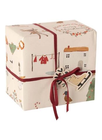 Maileg cosy white gift wrap - Little French Heart