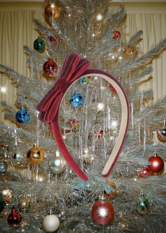 Konges Red velvet bow - Little French Heart