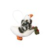 Shirley Bredal Goose with Scarf Ornament - Little French Heart