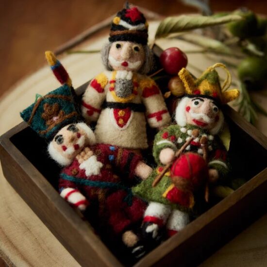Shirley Bredal Nutcracker Ornament - Green - Little French Heart