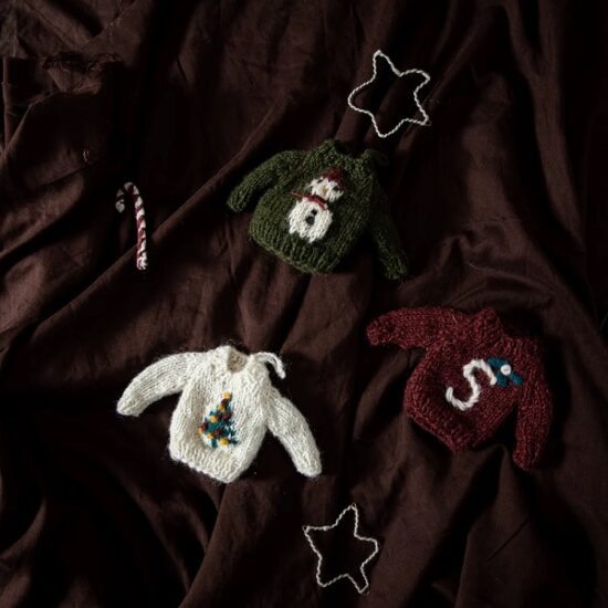 Shirley Bredal Sweater Ornament Christmas Tree - Little French Heart
