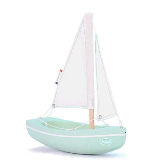 Le Sloop - Little Wooden toy sailing boat - Little french Heart