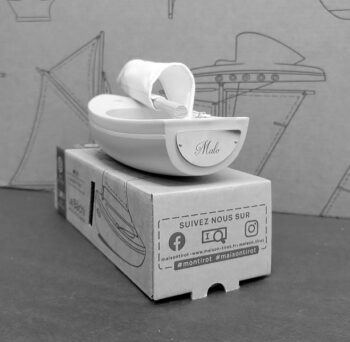 Maison Tirot - Le Bâchi Toy Sailing Boat (17cm) - Little French Heart 11