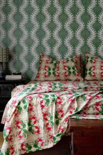 Pelargonium Sheet Set Organic Cotton - Little French Heart