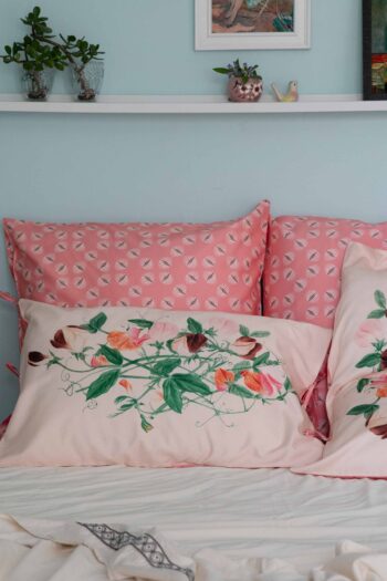 Sweetpea Pillowcase Set Organic Cotton - Little French Heart