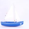 wooden toy boat le sloop blue-maison_tirot front - Little French Heart