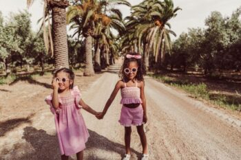 DRESS MARTINE PINK FRAGOLA VICHY - Little French Heart