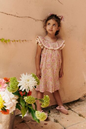 DRESS NATIYA YELLOW CAPRI COVE - Little French Heart