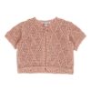 Emile et Ida Crochet Heart Cardigan Blossom - Little French Heart