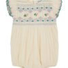 Emile et Ida Embroidered Romper - LIttle French Heart