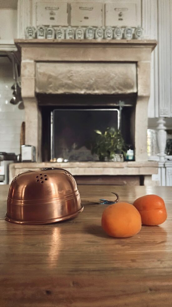 Belle Brocante French Vintage Copper Strainer Set of Three