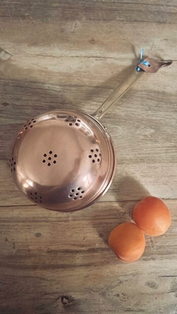 Belle Brocante French Vintage Copper Strainer Set of Three