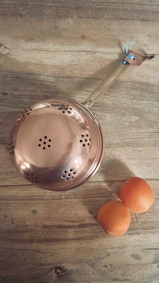 Belle Brocante French Vintage Copper Strainer Set of Three