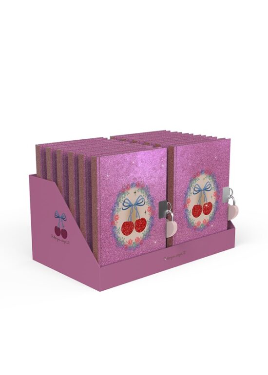 Konges Slojd My Little Diary ~ Cherry Glitter - Little French Heart