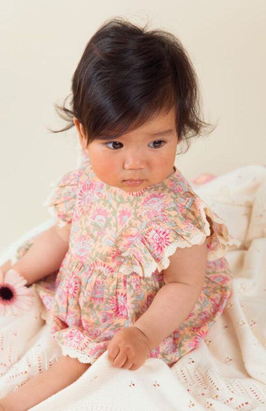 Louise Misha Romper Lena Yellow capri cove baby fashion - Little French Heart