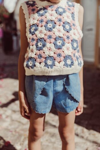 Louise Misha Rynia Vest Pink Little French Heart