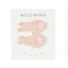 Wild Wawa Crochet Clip Set Pink Bunny - Little French Heart