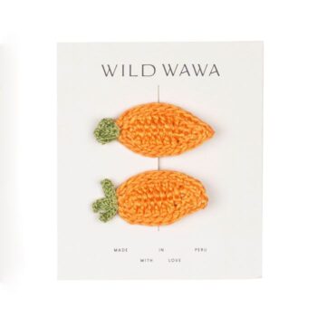 Wild Wawa Crochet Clip Set carrot - Little French Heart