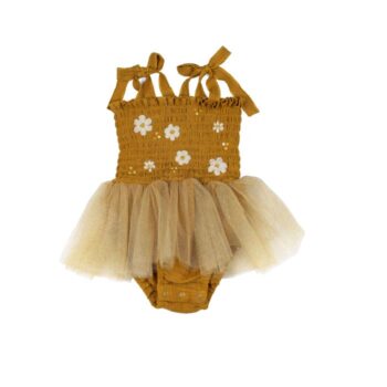 Wild Wawa Mustard Daisy Tutu