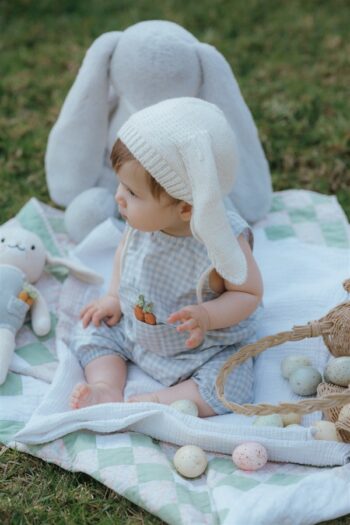 Wild Wawa Pocket Jumpsuit ~ Blue Gingham - Little French Heart