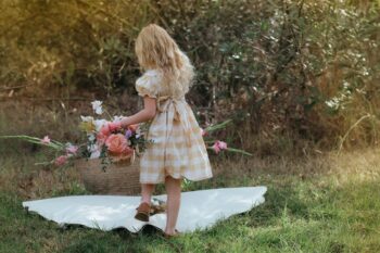 Wild Wawa Tulip Scallop Dress - Little French Heart