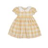 Wild Wawa Tulip Scallop Dress - Yellow Gingham - Little French Heart