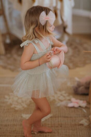 Wild Wawa Tulle Bow Pink hair accessory