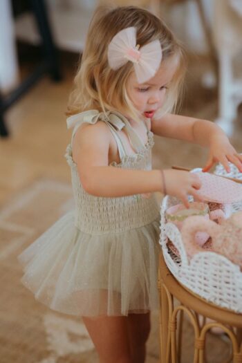 Wild Wawa Tulle Bow Pink hair accessory