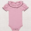 Baby Balloon Sleeve Paloma Onesie - Hazy Lilac - Little French Heart