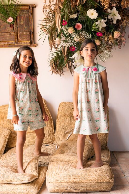 Bachaa Bambino Blouse & Short Set - Little French Heart
