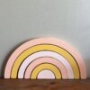 Children of the Trees - Peach - Little French Heart Rainbow Wooden Rainbow Stacker