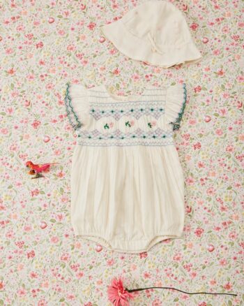 Emile et Ida Embroidered Romper