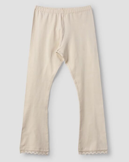 Ewa i Walla Flared Trousers Bone front - Little French Heart