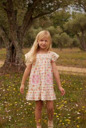 Hello Simone Karinette Dress Lovely Ecru 2 - Little French Heart