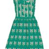 Hello Simone Minouche Dress Olly Green back - Little French Heart