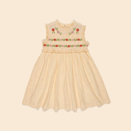 Apolina Irra Dress Broderie Anglaise - Little French Heart