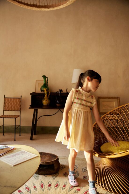 Apolina Irra Dress Milk Broderie Anglaise - Image 3