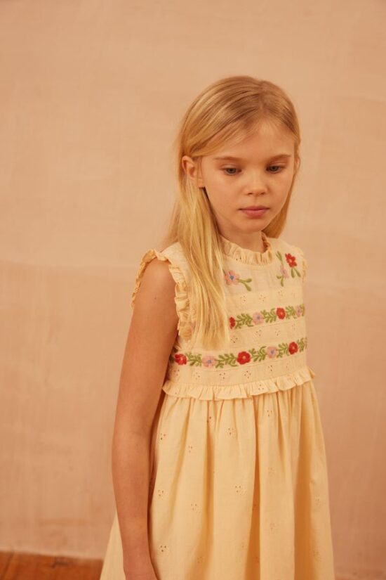 Apolina Irra Dress Milk Broderie Anglaise - Image 7