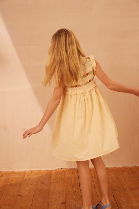 Apolina Irra Dress Milk Broderie Anglaise - Image 8