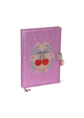 Konges Slojd My Little Diary ~ Cherry Glitter