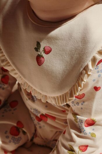 Konges Marmalade Baby Bib Gift - Little French Heart