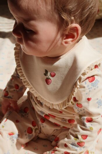 Konges Marmalade Baby Bib Gift - Little French Heart